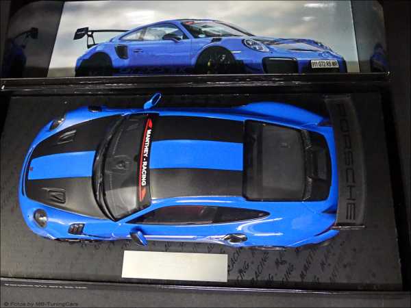 1:18 Porsche 911 [991.2] GT2 RS MR Manthey Racing blau- schwarz Collector Edition